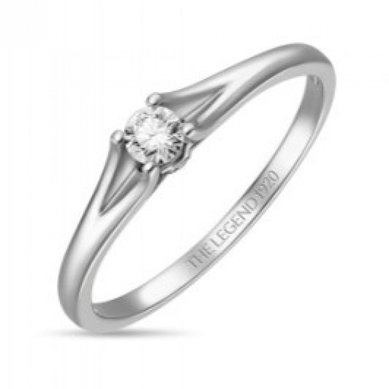 Помолвочное кольцо R01-SL06-015-G2-М13328 - Ювелирный бренд Московский ювелирный завод