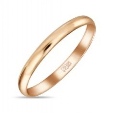 Обручальное кольцо R01-R-040-200-М13337 - Ювелирный бренд Московский ювелирный завод